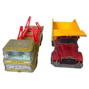 Vintage 1971 Matchbox Super Kings K-13 DAF‎ & Scammell Diecast Truck Toy Car